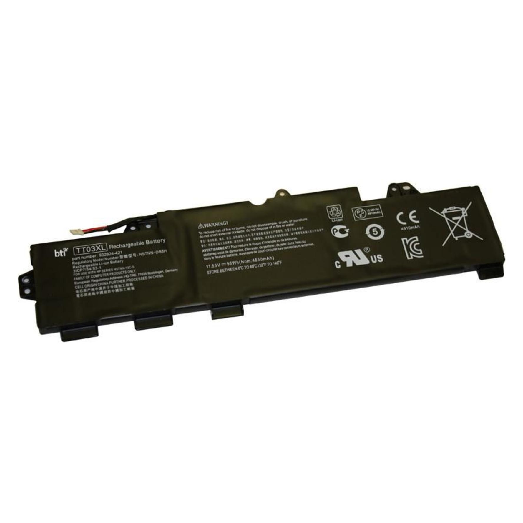 Origin Storage Bateria BTI 4C BATTERIE ELITEBOOK 850G5 (3 Zellen, 4850 mAh) (TT03XL-BTI)