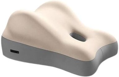Uplift Picks Ergonomic Waist Support Pillow Cushion For Adult Comfort And Daily Use beige Gray
