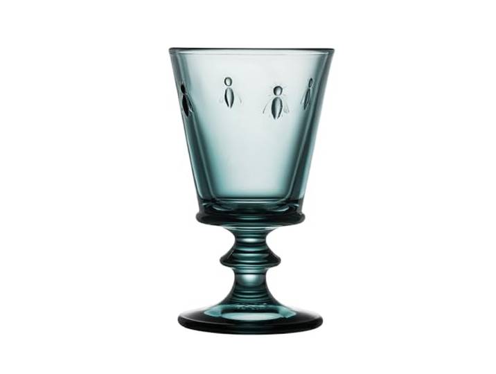 La Rochère-Lot de 6 verres à vin bleu nuit-ABEILLE-Origine France Garantie