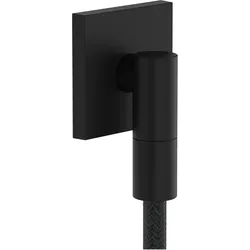 hansgrohe AXOR Wall outlet Fine Wandanschluss eckig, 36738670, Farbe: Mattschwarz