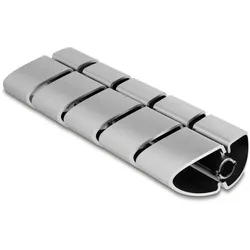 DELOCK Kabelkanal Befestigungselement 75x45mm 5 Stück silber
