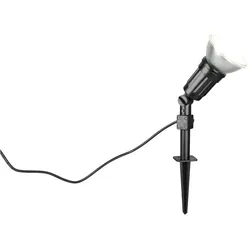 Reality, Gartenbeleuchtung, R86466102 Caceres E27 LED Strahler 15W ⌀12,5cm Schwarz IP44 neutralweiss (1500 lm, E27, IP44)