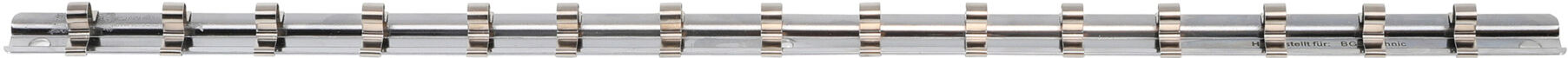 BGS Aufsteckschiene mit 15 Clips 6,3 mm ; BGS technic (2120)