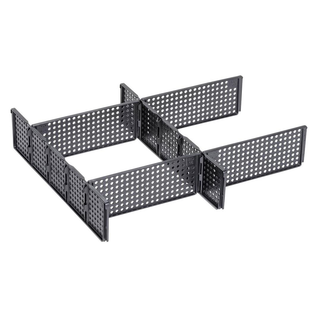 Allit EuroPlus Divider K44, sw.Trennsteg-Set für Pro K 44.PS, 4xED16, 2xEDH28 (1 Teil) (454265)