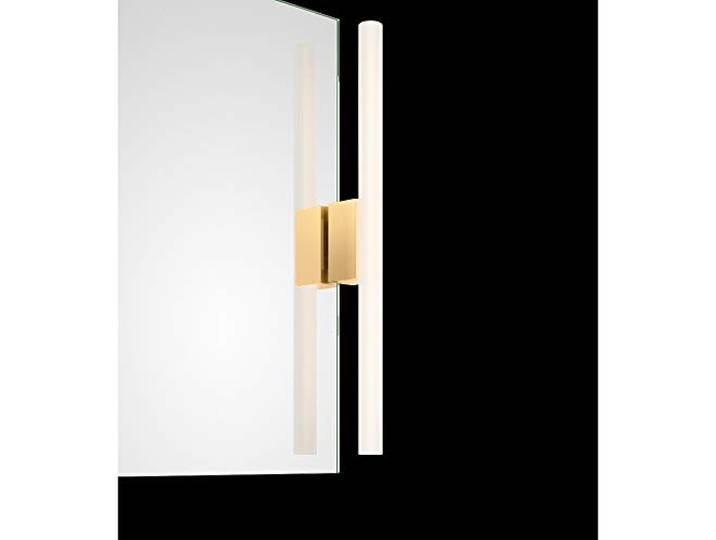 Spiegelleuchte OMEGA 1, 1x S14d, 30-60cm, 1 Sockel, IP20, Gold matt 24 Karat