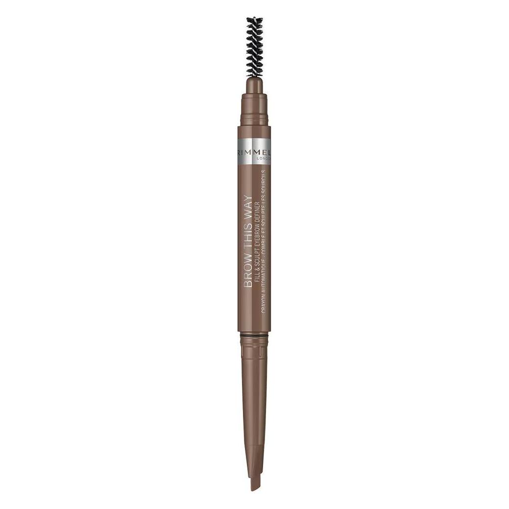 Rimmel London Brow This Way Doppelendiger Augenbrauen-Cream-Stift (Medium Brown) (59299738)