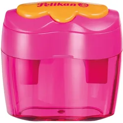 Pelikan Doppeldosenspitzer Flower AF pink 40x48x40mm
