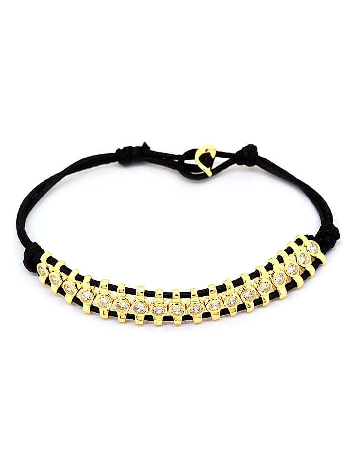 Nomad Armkette mit vergold. Schmuckelement - onesize