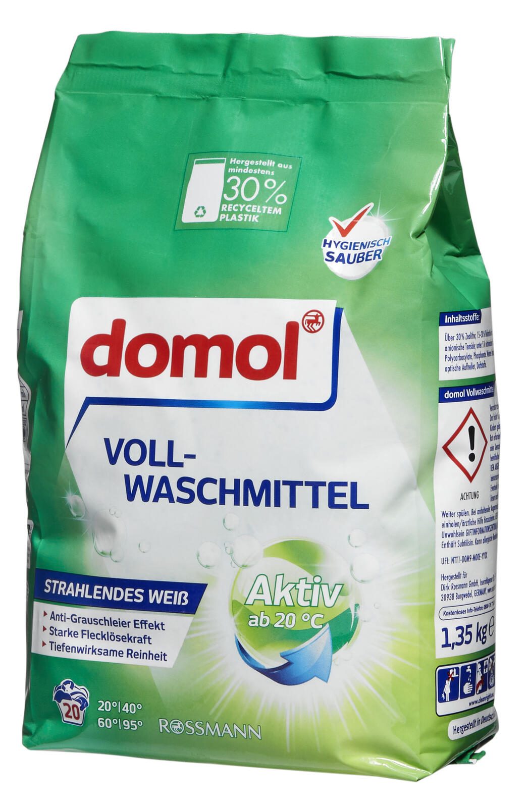 domol Vollwaschmittel frisch 1,35 kg 4305615596556