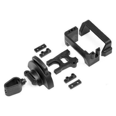 Maverick Zentrales Diff u. Servo-Halter m. Kabelh. u. Abd. (MV29038)