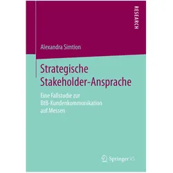 Strategische Stakeholder-Ansprache, Fachbücher von Alexandra Simtion