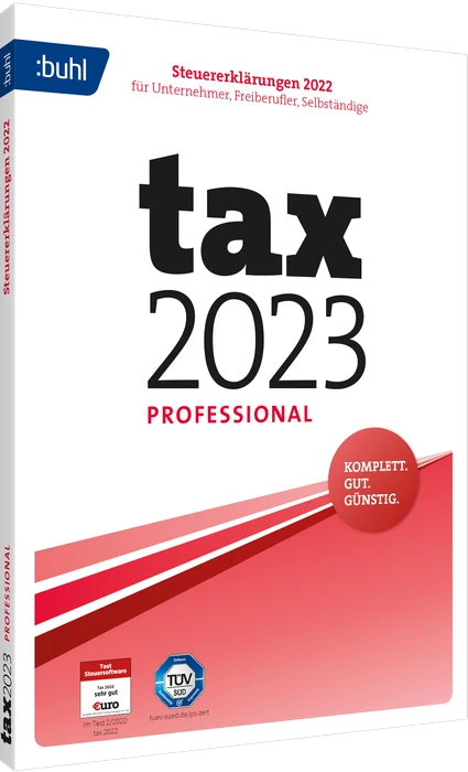 tax 2023 Professional, Finanz-Software ESD