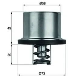 Thermostat Kühlmittel MAHLE THD 1 75