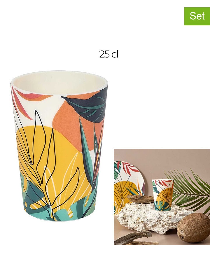 Garden Spirit 6er-Set: Trinkbecher in Bunt - 250 ml - onesize