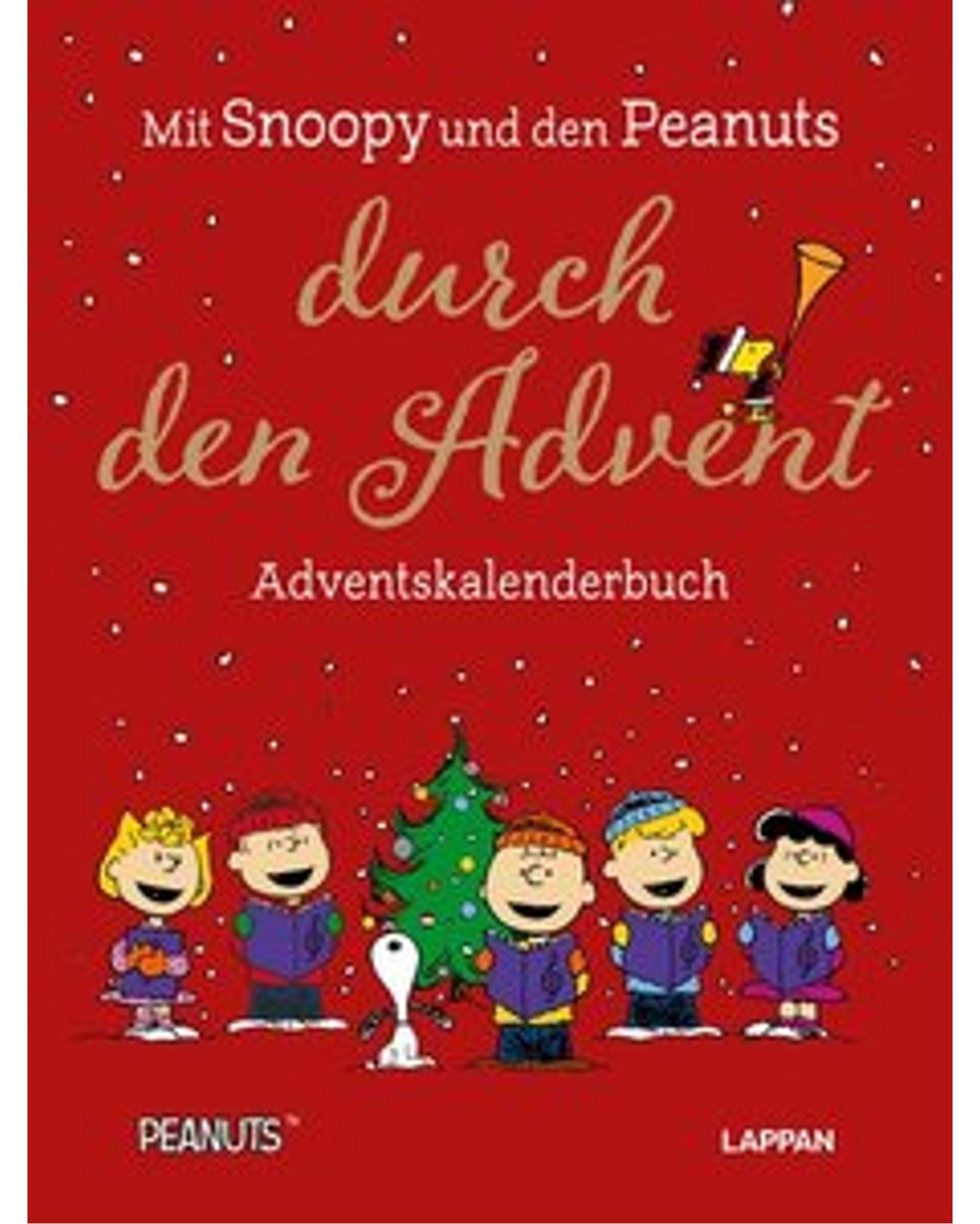 Peanuts Cadeaubok Lappan Adventskalenderboek met Snoopy: Stripverhalen, creatieve opdrachten en recepten