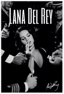 Inspire Picks Lana Del Rey Aesthetic Poster Album Cover Canvas Wall Art 8 20x30cm No Frame