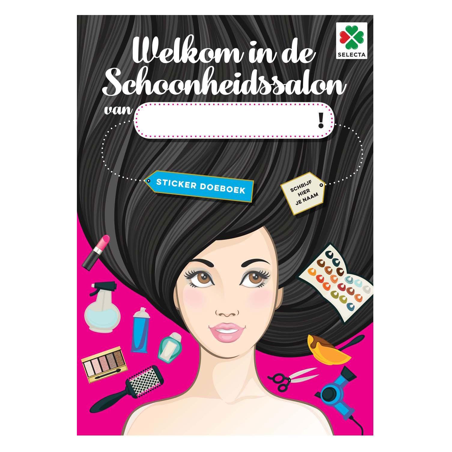 Selecta Spielzeug Willkommen zu meinem Schönheitssalon-Stickerbuch (57535952)