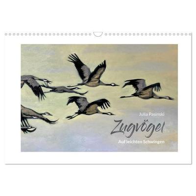 Auf leichten Schwingen - Zugvögel (Wandkalender 2027 DIN A3 quer), CALVENDO Monatskalender