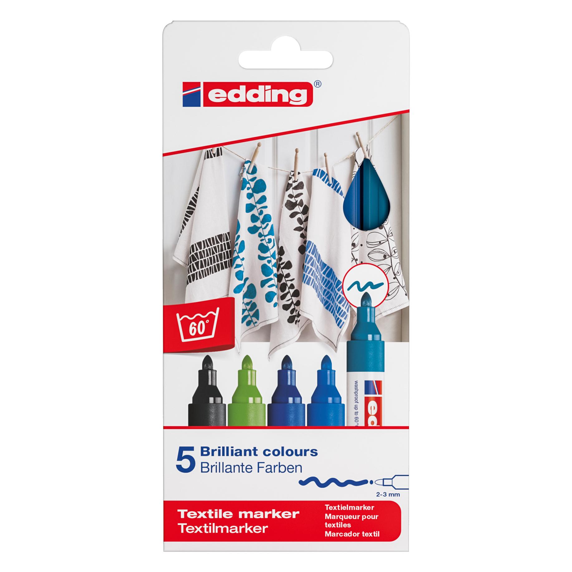 Edding Malen Textilmarker (BU1208610003) (5x) (4-4500-5099)