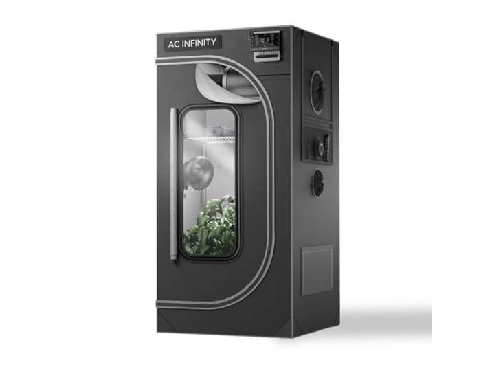 AC Infinity CLOUDLAB 632, Growzelt 3x2, Extra dicke Stangen & Mylar Stahlstangen 2000D Mylar, laborgetestet höchste Reflexion, größtes Sichtfenster, Montageplatte für Controller, Indoor Growing