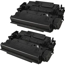 2 Kompatible Toner ersetzt HP CF287XD 87X Doppelpack schwarz