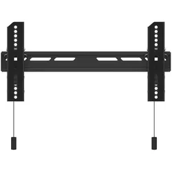 Multibrackets Wandhalterung bis 65", Metall, schwarz. Slimline (Wand, 50 kg, 32" - 65"), TV Wandhalterung, Schwarz