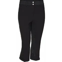 Equipage Damen Reithose Clash gefüttert schwarz Vollbesatz, Größe: XL