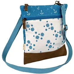 Crossbag Steuerrad & Anker türkis 246