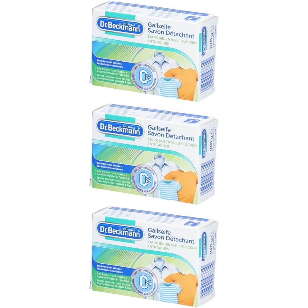 DR Beckmann Fleckenseife x3 3x100 g