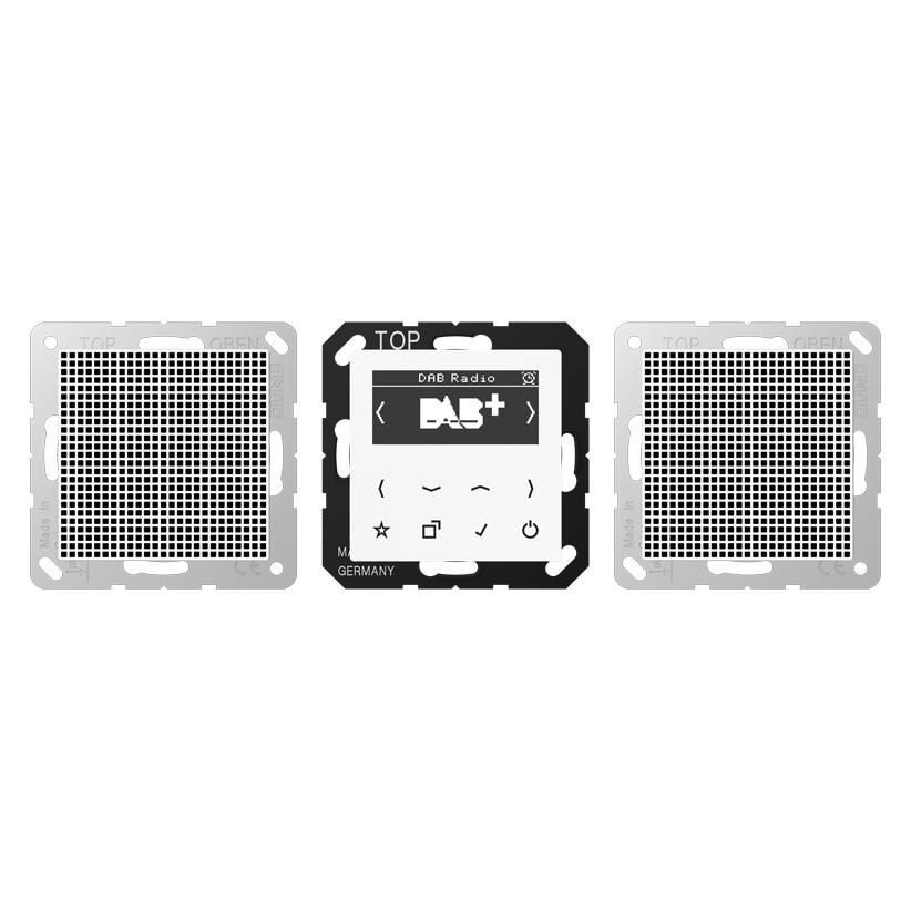 JUNG Smart Radio DAB+ DABA2WW (DAB+, FM, WLAN) (DABA2WW)