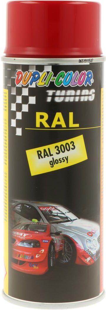 european aerosols DUPLI-COLOR SPRAY PAINT RAL 3003 rubinrot glanz, 400 ml