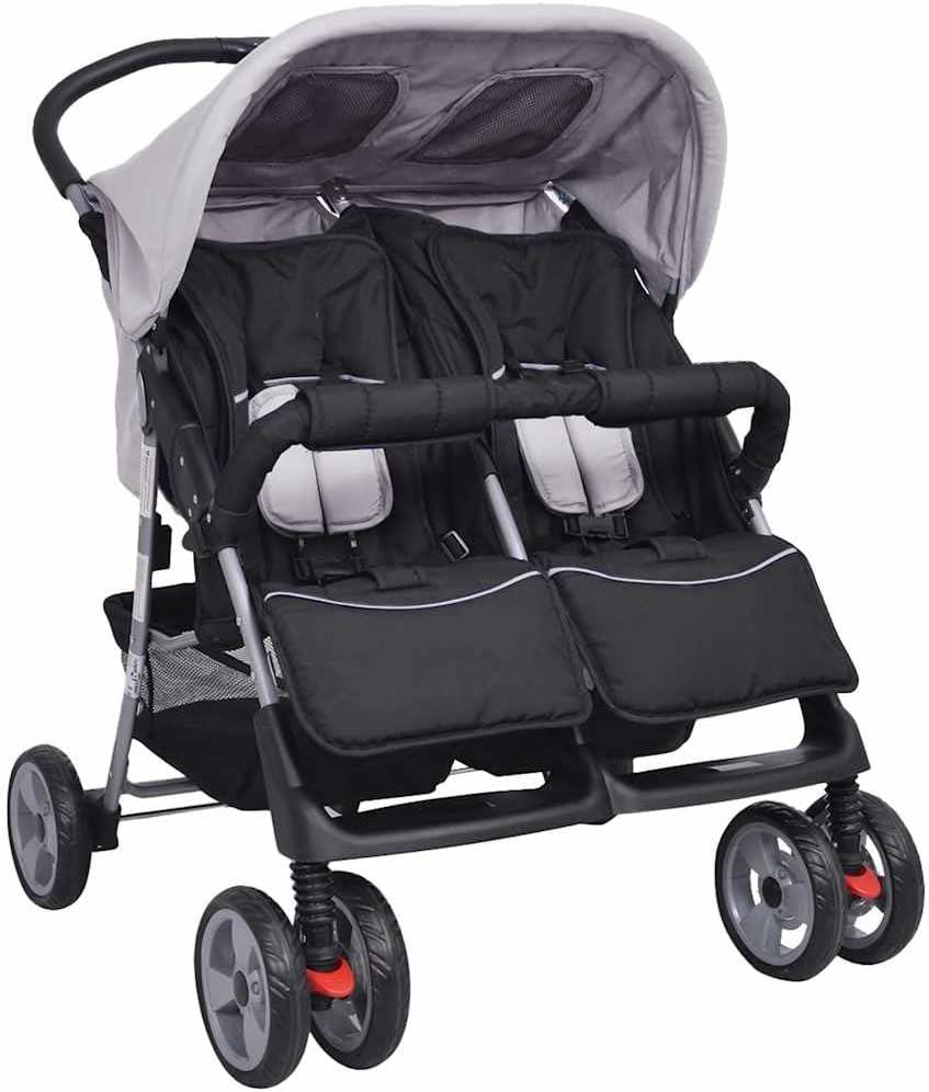 Klappbarer Kinderwagen als Buggy, Sportwagen und Jogger-Kombiwagen mit Liegefunktion, Regenschutz und Federung - leicht und kompakt für Stadt, Gelände, Reisen, Flugzeug und Auto