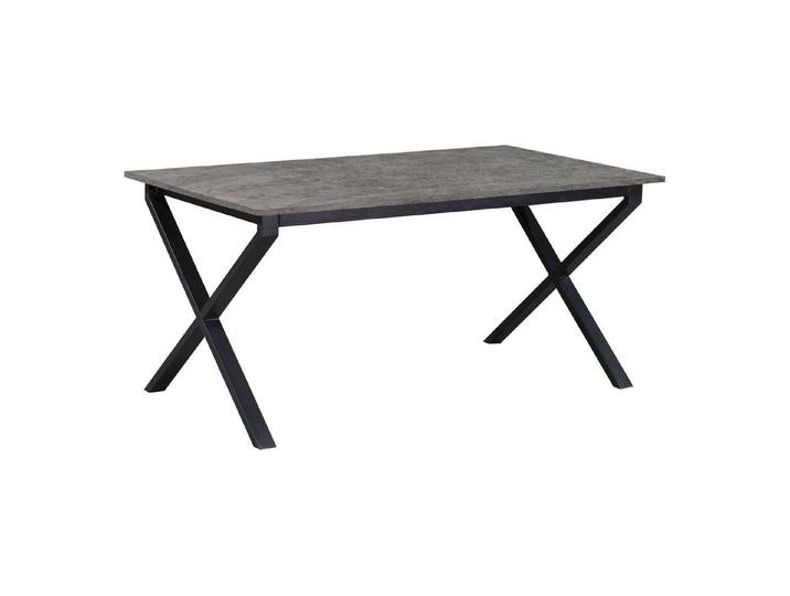 freiraum Esstisch Istanbul, in Beton Dekor grau, MDF - 160x76x90cm (BxHxT)