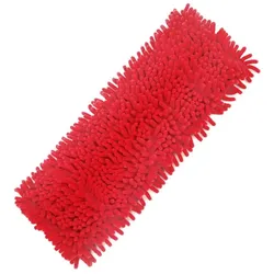 Chenille Microfaser Mopp rot 50 cm für alle Bodenbeläge, wie z.B. Fliesen, Laminat, Linoleum