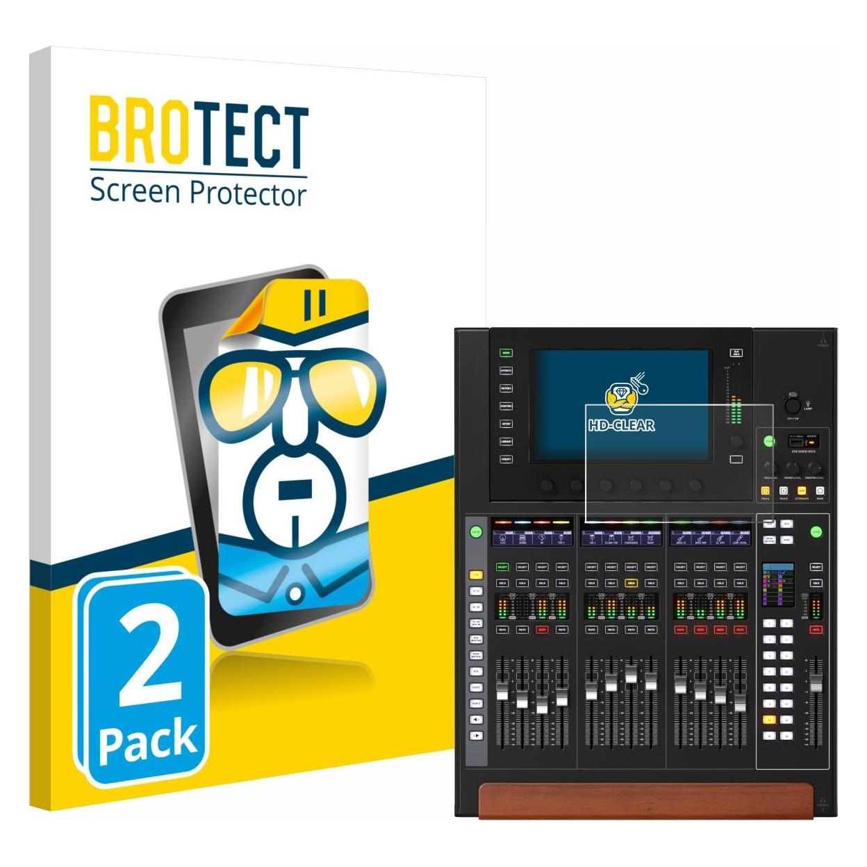Brotect Schutzfolie für Behringer Wing Compact Displayschutz Displayschutzfolie Folie Klar Transparent (1860618)