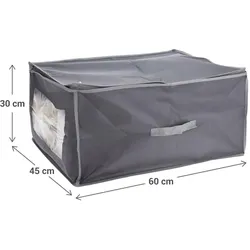 Storage Solutions, Kleidersack + Hängeaufbewahrung, 4er-Set, Unterbettkommode, Sichtfenster, Handgriff