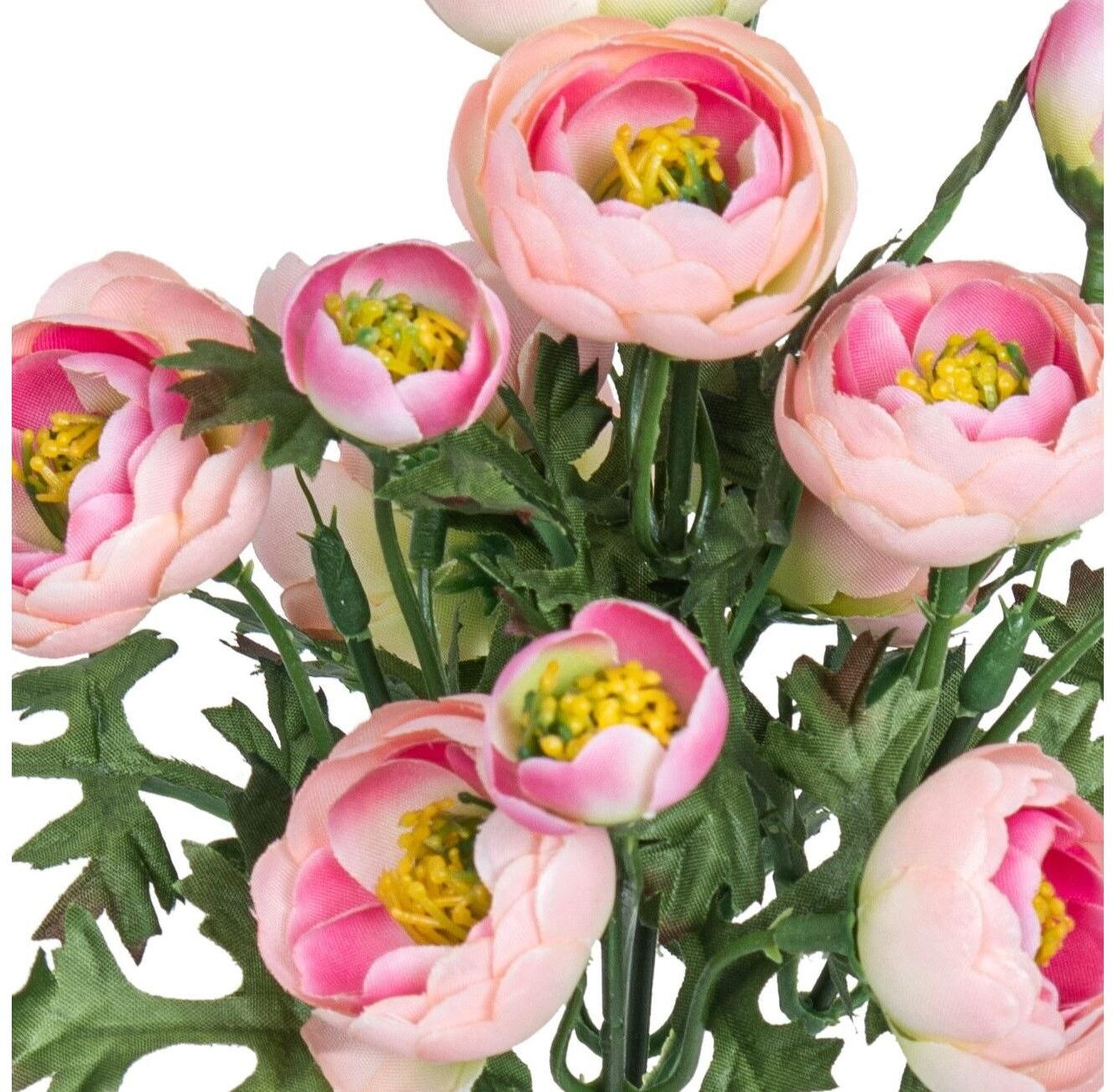 Kunstblume BOTANIC-HAUS "Ranunkelstrauss 28 cm", rosa (rosé), H:28cm, Kunststoff, Kunstpflanzen, Kunstblume rosé B/H/L: 28cm