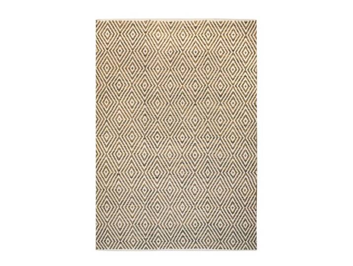 Tapis à motif losanges Cocktail 300 en coton beige et marron - Réf. VK8681847490517