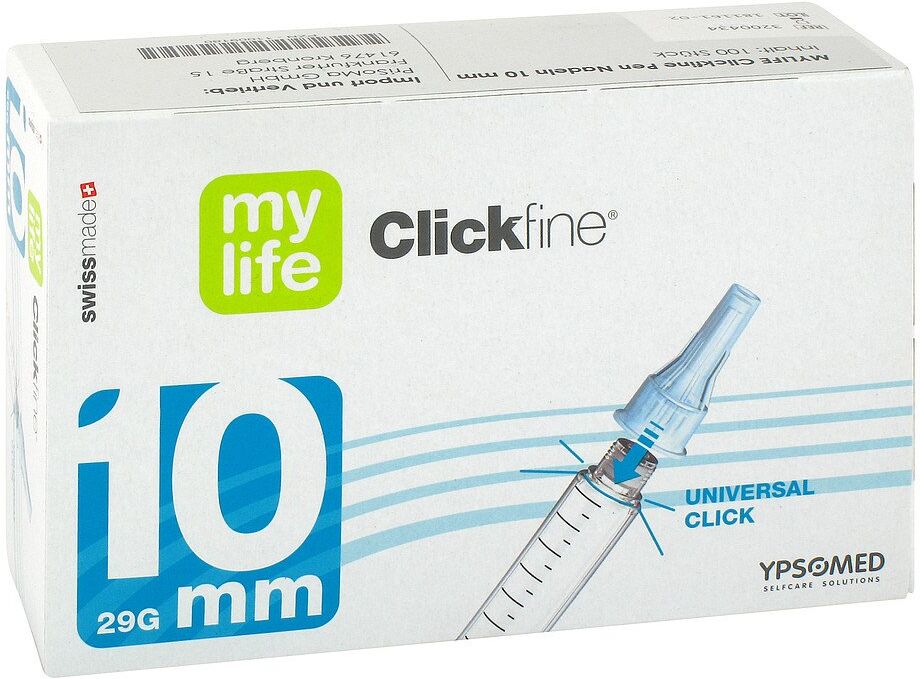 Mylife Clickfine Pen-nadeln 10 mm