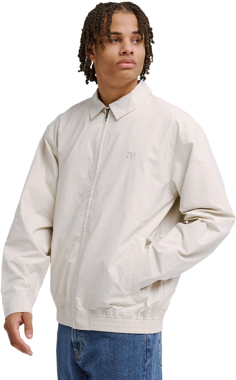 Regenjacke DC SHOES "Driver", Herren, Gr. L, oatmeal, Obermaterial: 100% Polyester., Jacken Regenjacke