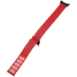 Cover-Discount Google Pixel Watch - Nylon Ersatzarmband rot (Nylon), Uhrenarmband, Rot