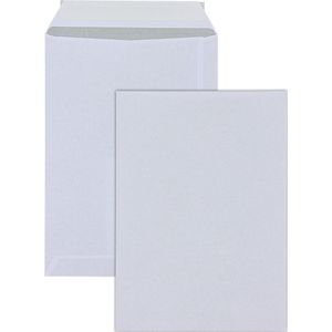 Steinmetz Versandtaschen weiß, C5, ohne Fenster, haftklebend, aus Papier, 500 Stück