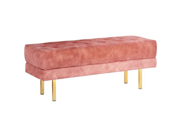 POLSTERBANK Samtstoff Rosa Roseville