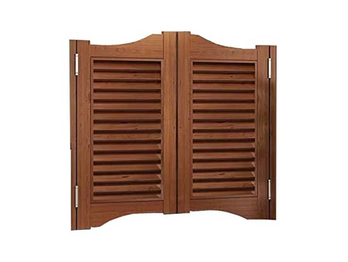 SRHIMEOS Saloontüren Westerntür 90x100cm, Saloontür Schwingtür Outdoor, Cafe Pendeltüren Innentüren Lamellentür, Saloon-Tür, Handmad Flügeltür Für Cafe, Cowboy-Tür Aus Massivem Holz
