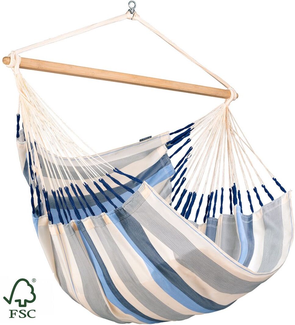 Amaca Sospesa Kingsize Con Asta Certificata Fsc™ Giardino Casa Domingo Sea Salt