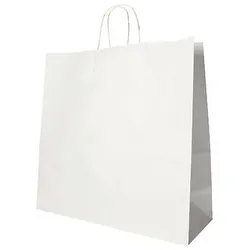 Papstar, Geschenkverpackung, Papier-Tragetasche, 350 x 350 x 140 mm, weiá (25x)