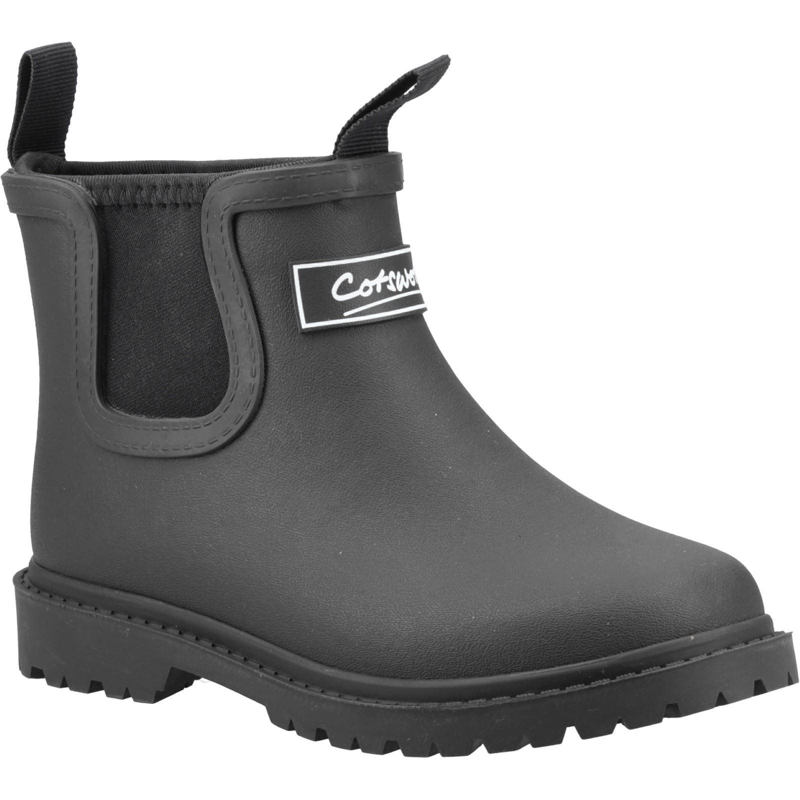 Cotswold Barton TPR+Neopreen Zwarte Gummlaarzen