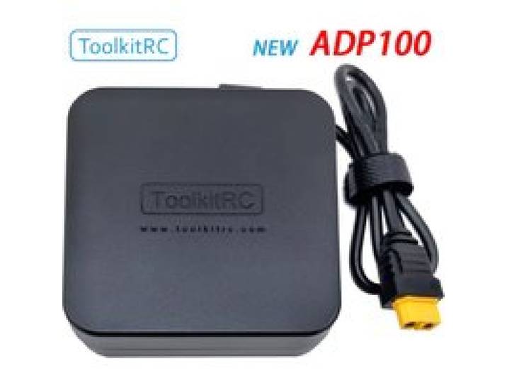 ToolkitRC ADP100 20V 5A 100W Europese en Amerikaanse voedingsadapterlader XT60 Geschikt voor M6D M7 M6DAC V2 M8P M4P M9 GT Power