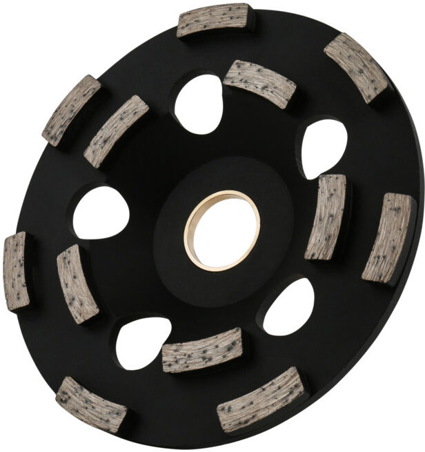 Meule diamantée STIER Ø130 mm trou 25,0 / 22,23 mm vieux béton / résine époxy (903858)