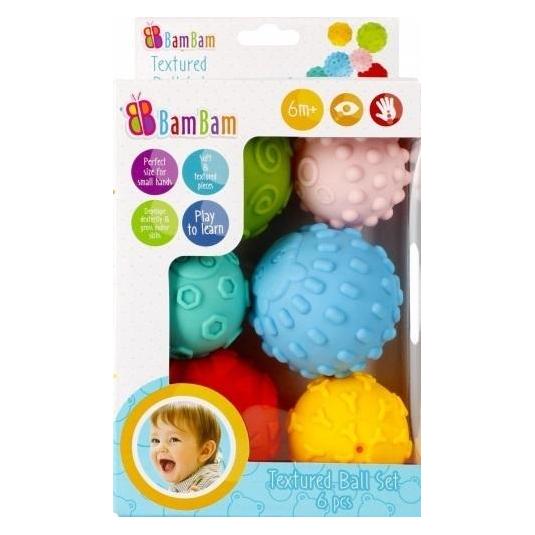 Bambam bam bam sensorische Kugeln 6tlg 0 / (HE0256)